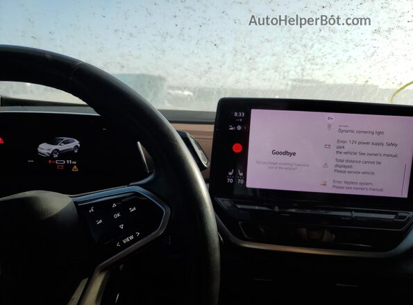 WVGTMPE27MP058765 2021 VOLKSWAGEN ID.4 Gray Вид щитка приладів