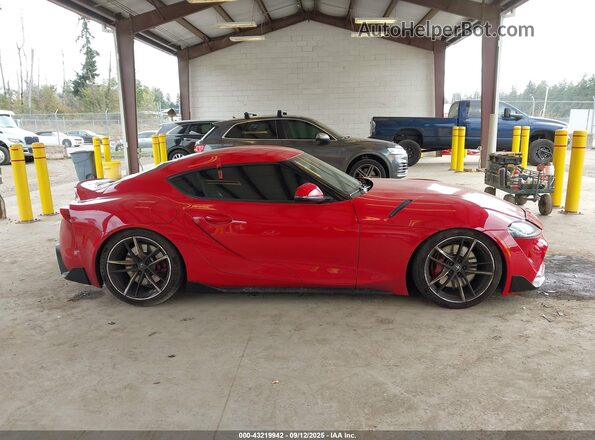 WZ1DB4C01LW033123 2020 TOYOTA GR SUPRA Red სალონის 360-გრადუსიანი ხედი