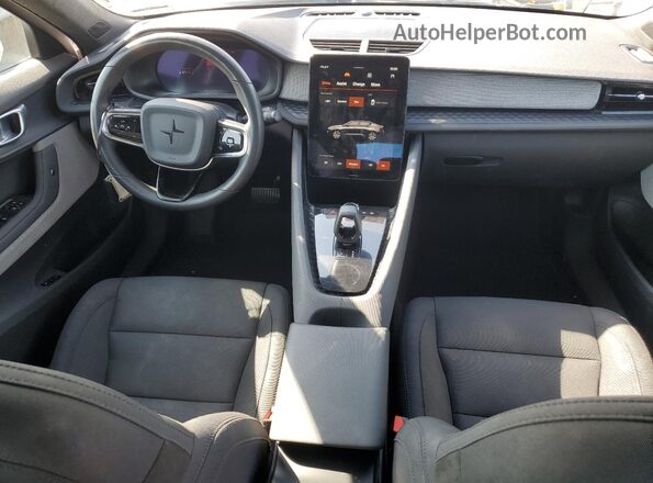 YSMED3KA6PL135207 2023 POLESTAR 2 Gray წინა პანელის ხედი