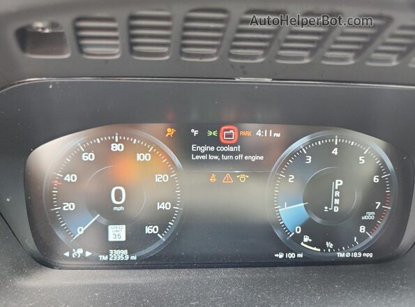 YV4102PK1M1746588 2021 VOLVO XC90 Синий Вид щитка приборов