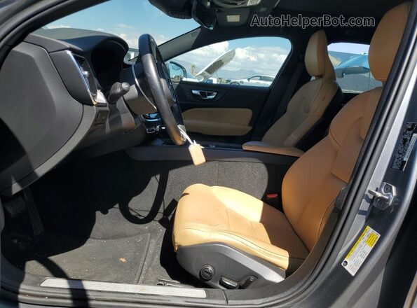 YV4102WK0L1043046 2020 VOLVO V60 Gray Vista interior delantera