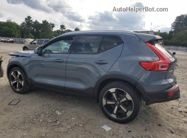 YV4162UK4N2747071 2022 VOLVO XC40 Синий Задняя левая четверть