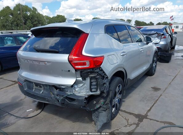 YV4162UL8K2097844 2019 VOLVO XC40 Серебряный Задняя правая четверть