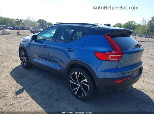 YV4162UM1M2436861 2021 VOLVO XC40 Blue Tył lewy
