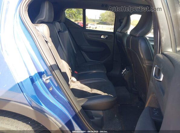 YV4162UM1M2436861 2021 VOLVO XC40 Blue Widok naklejki z numerem VIN