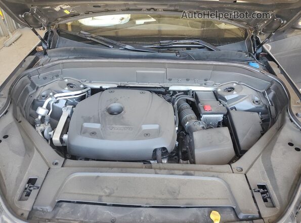 YV4A22PL7M1672547 2021 VOLVO XC90 Charcoal ძრავის განყოფილების ხედი