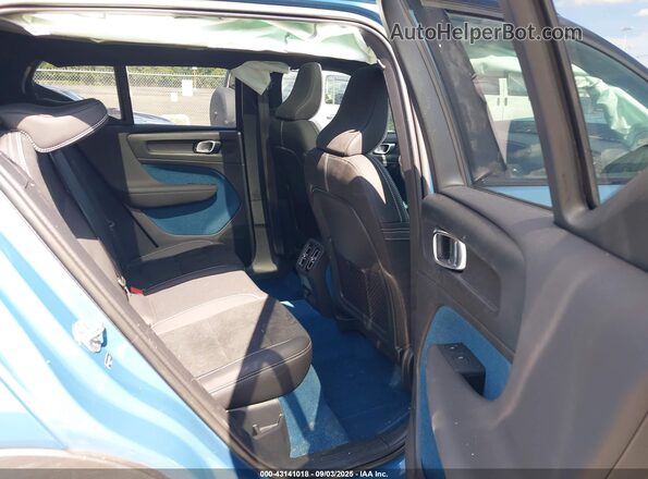 YV4ED3UL5P2093125 2023 VOLVO XC40 RECHARGE PURE ELECTRIC Синий Вид наклейки с VIN-кодом