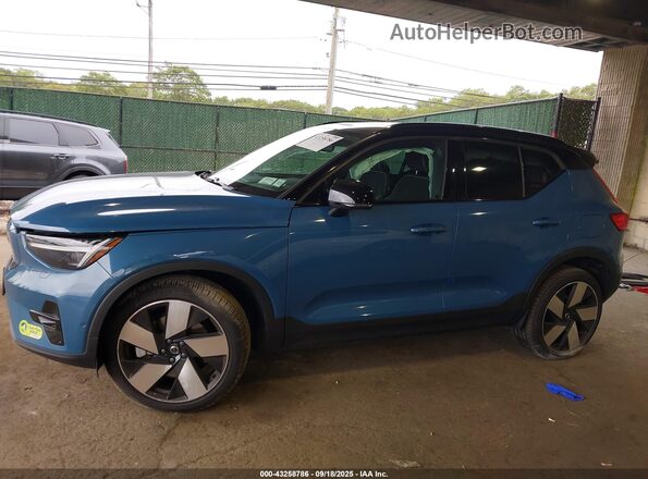 YV4ED3UM3P2089275 2023 VOLVO XC40 RECHARGE PURE ELECTRIC Синий 