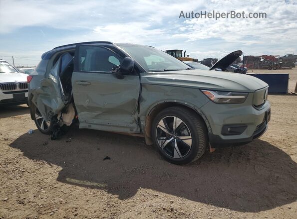 YV4ED3UR6M2524166 2021 VOLVO XC40 Green Przód prawy