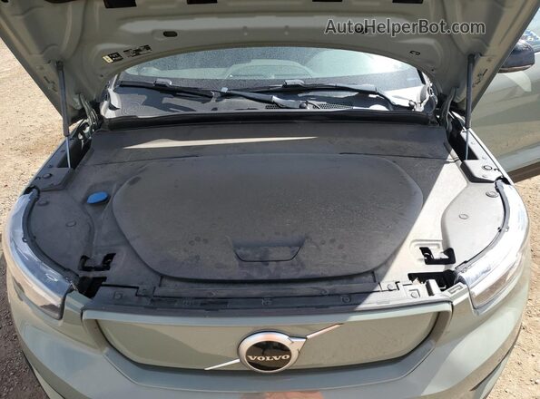 YV4ED3UR6M2524166 2021 VOLVO XC40 Green Widok komory silnika