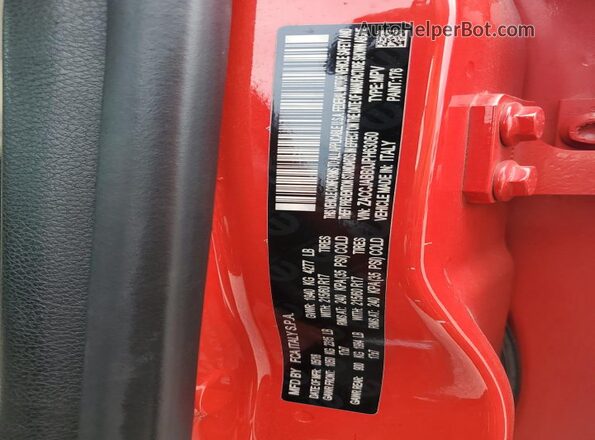 ZACCJABB0JPH63050 2018 JEEP RENEGADE Красный Панорамный вид салона 360°