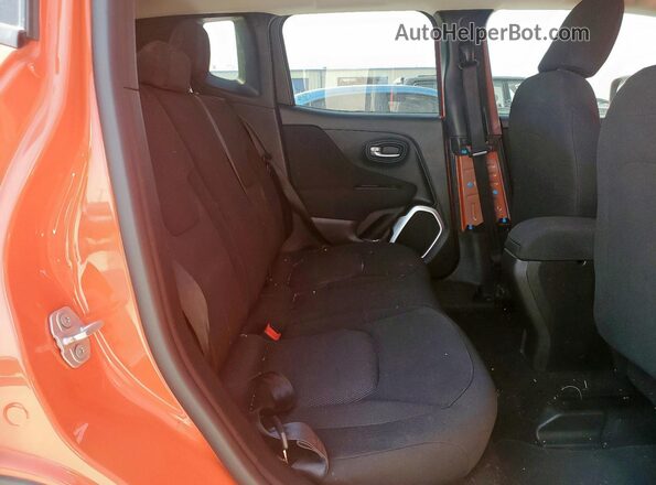 ZACCJBAB0JPJ36885 2018 JEEP RENEGADE Orange Vista de los asientos traseros