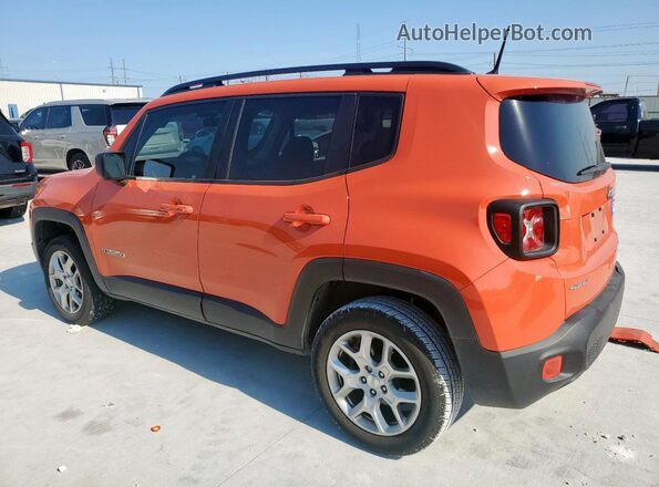 ZACCJBAB0JPJ36885 2018 JEEP RENEGADE Orange Trasero izquierdo