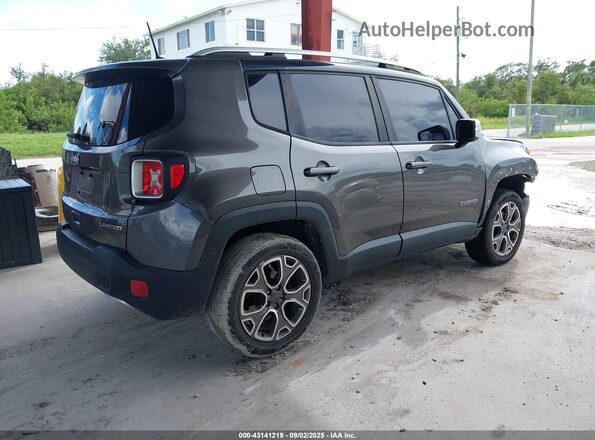 ZACCJBDB1JPG85543 2018 JEEP RENEGADE Gray Trasero derecho