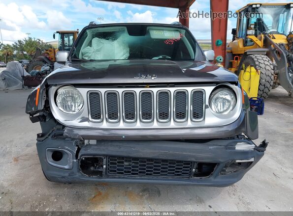 ZACCJBDB1JPG85543 2018 JEEP RENEGADE Gray Vista del cuadro de instrumentos
