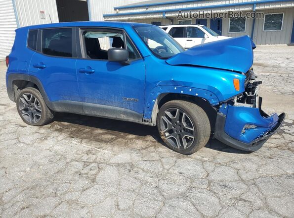 ZACNJBAB5LPL73402 2020 JEEP RENEGADE Blue Առջևի աջ