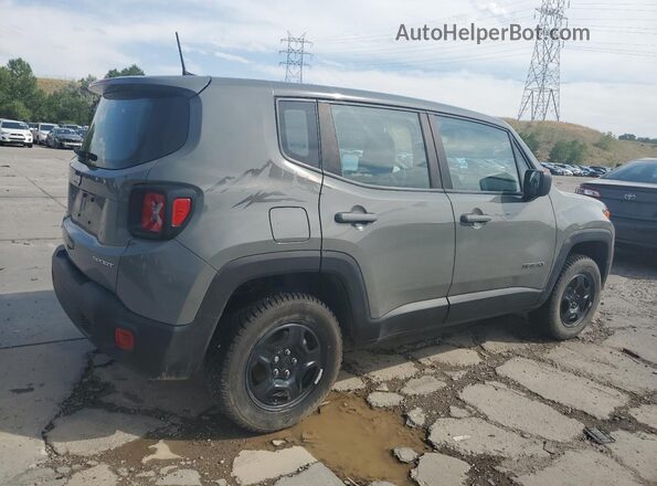 ZACNJDA12NPN68573 2022 JEEP RENEGADE Gray Trasero derecho