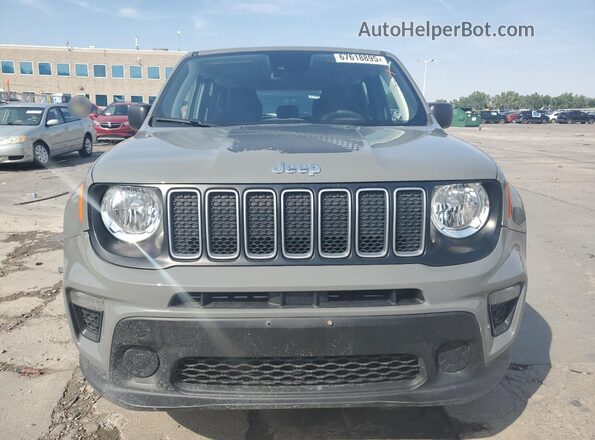 ZACNJDA12NPN68573 2022 JEEP RENEGADE Gray Vista frontal