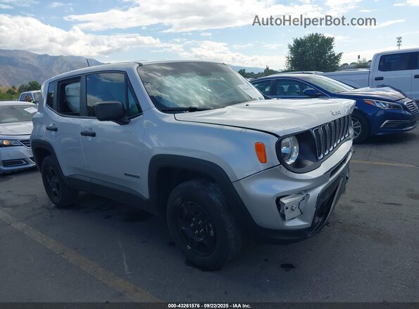 ZACNJDAB1MPN21297 2021 JEEP RENEGADE Silver წინა მარჯვენა