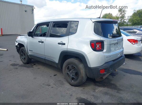 ZACNJDAB1MPN21297 2021 JEEP RENEGADE Silver უკანა მარცხენა
