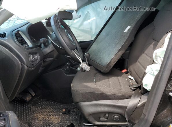 ZACNJDB10NPN86861 2022 JEEP RENEGADE Черный Вид салона спереди