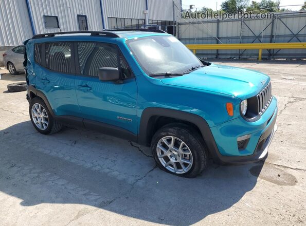 ZACNJDB16NPN47420 2022 JEEP RENEGADE Green Front right