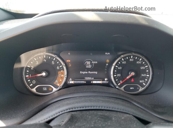 ZACNJDB16NPN47420 2022 JEEP RENEGADE Green Instrument cluster view