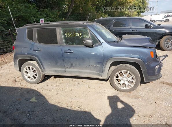 ZACNJDD14MPM13825 2021 JEEP RENEGADE Синий Вид задней части салона