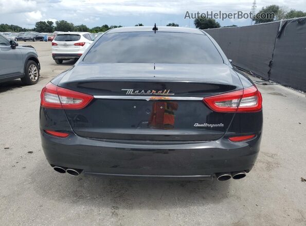 ZAM56RPA2G1184414 2016 MASERATI QUATTROPOR Black Widok z tyłu
