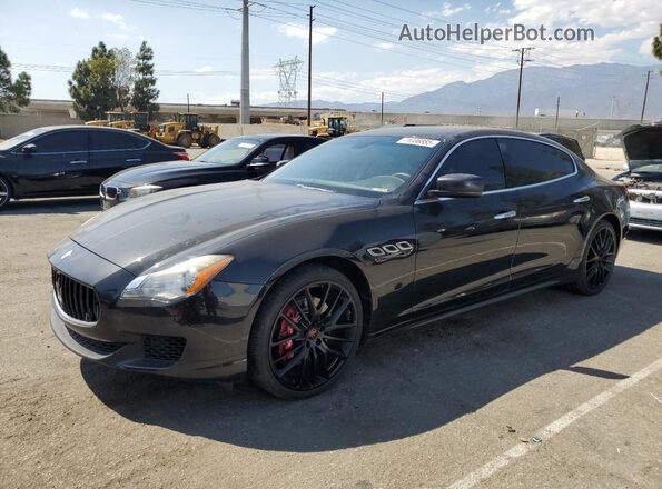 ZAM56RRA1G1167021 2016 MASERATI QUATTROPOR Black Przód lewy