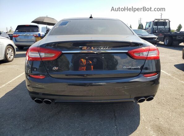 ZAM56RRA1G1167021 2016 MASERATI QUATTROPOR Black Widok z tyłu