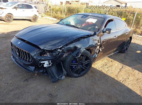 ZAM56RRS0H1235500 2017 MASERATI QUATTROPOR Черный Передняя левая четверть