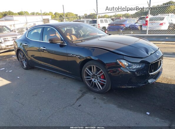 ZAM57RSAXH1242419 2017 MASERATI GHIBLI Black Przód prawy
