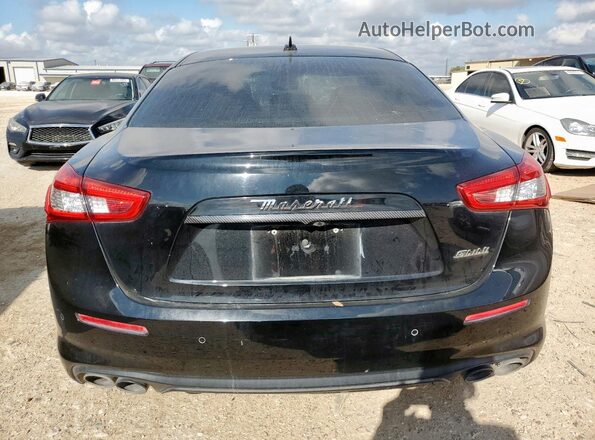 ZAM57XSA5J1304898 2018 MASERATI GHIBLI Черный Вид сзади