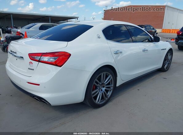 ZAM57YSA3J1296211 2018 MASERATI GHIBLI Белый Задняя правая четверть