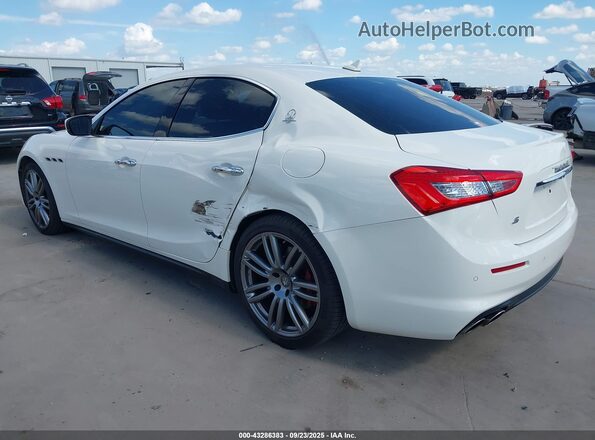 ZAM57YSA3J1296211 2018 MASERATI GHIBLI Белый Задняя левая четверть