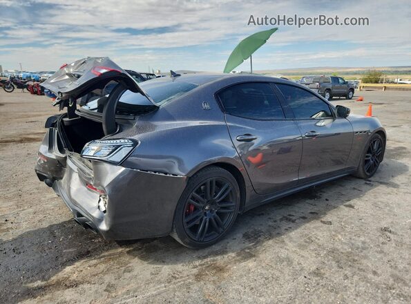 ZAM57YSAXK1334096 2019 MASERATI GHIBLI Gray Tył prawy