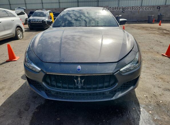 ZAM57YSAXK1334096 2019 MASERATI GHIBLI Gray Widok z przodu