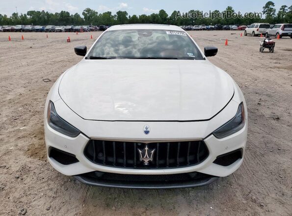 ZAM57YSM9NX401282 2022 MASERATI GHIBLI White წინა ხედი