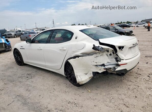 ZAM57YSM9NX401282 2022 MASERATI GHIBLI White უკანა მარცხენა