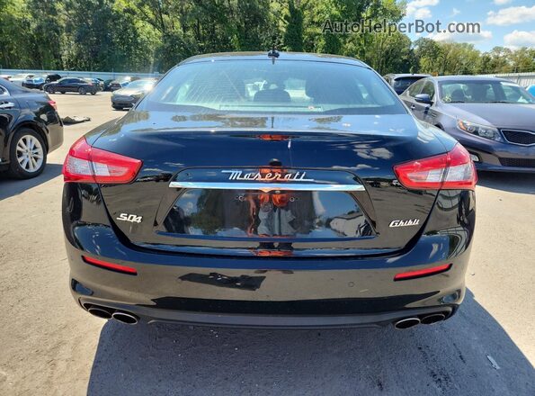 ZAM57YTA1K1337533 2019 MASERATI GHIBLI Black Rear view