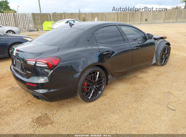 ZAM57YTM3N1383976 2022 MASERATI GHIBLI Black უკანა მარჯვენა