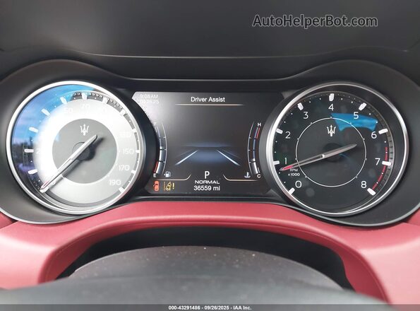 ZAM57YTM3N1383976 2022 MASERATI GHIBLI Black უკანა სავარძლების ხედი