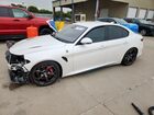 2018 Alfa Romeo Giulia Quadrifoglio White vin: ZARFAEAV0J7580539