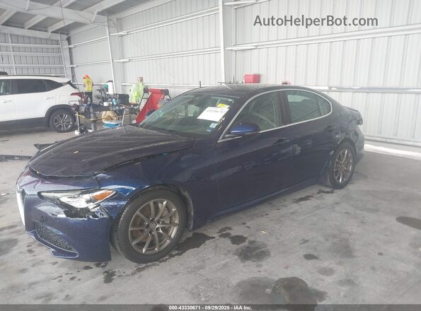 ZARFAMAN1L7631446 2020 ALFA ROMEO GIULIA Blue Przód lewy