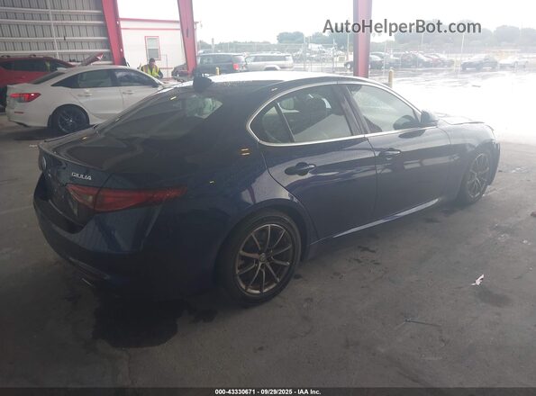 ZARFAMAN1L7631446 2020 ALFA ROMEO GIULIA Blue Tył prawy