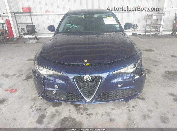 ZARFAMAN1L7631446 2020 ALFA ROMEO GIULIA Blue Widok zestawu wskaźników