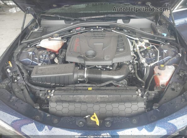 ZARFAMAN1L7631446 2020 ALFA ROMEO GIULIA Blue Widok z tyłu
