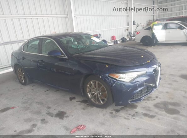 ZARFAMAN1L7631446 2020 ALFA ROMEO GIULIA Blue Przód prawy