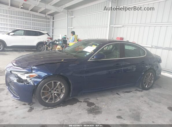 ZARFAMAN1L7631446 2020 ALFA ROMEO GIULIA Blue Widok z przodu